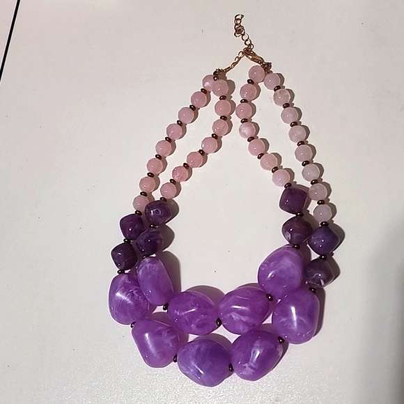 Unbranded Purple Stone Necklace - Picture 2 of 2